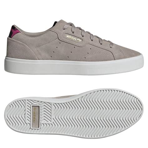 adidas schuhe damen leder|sneaker adidas sleek.